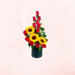 Box de Rosas y Girasoles