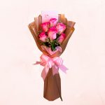 Ramo de 6 Rosas Rosadas