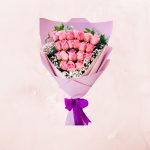 Ramo de 21 Rosas Rosadas