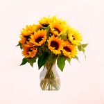 Florero de 10 Girasoles