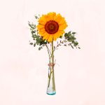 Florero de 1 Girasol