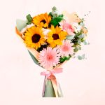 Ramo de 3 Girasoles y 3 Gerberas