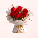 Ramo de 8 Rosas Rojas Importadas