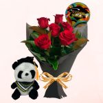 Ramo de 6 Rosas Rojas para Graduado