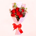 Ramo de 6 Rosas Rojas Importadas