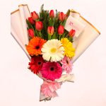 Ramo de Tulipanes y Gerberas