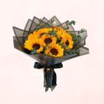Ramo de Girasoles con Eucalyptus