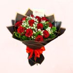 Ramo de 12 Rosas Rojas Importadas
