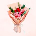 Ramo de Rosas Rojas y Rosadas