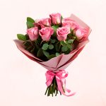 Ramo de 12 Rosas Rosadas