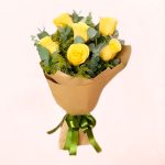 Ramo de 6 Rosas Amarillas