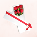 Caja de 6 Rosas Rojas