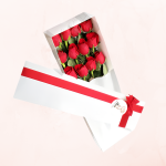 Caja de 12 Rosas Rojas