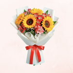 Ramo de Girasoles con Astromelias