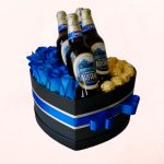 Box Corazon de Rosas Azules