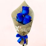 Ramo de 3 Rosas Azules