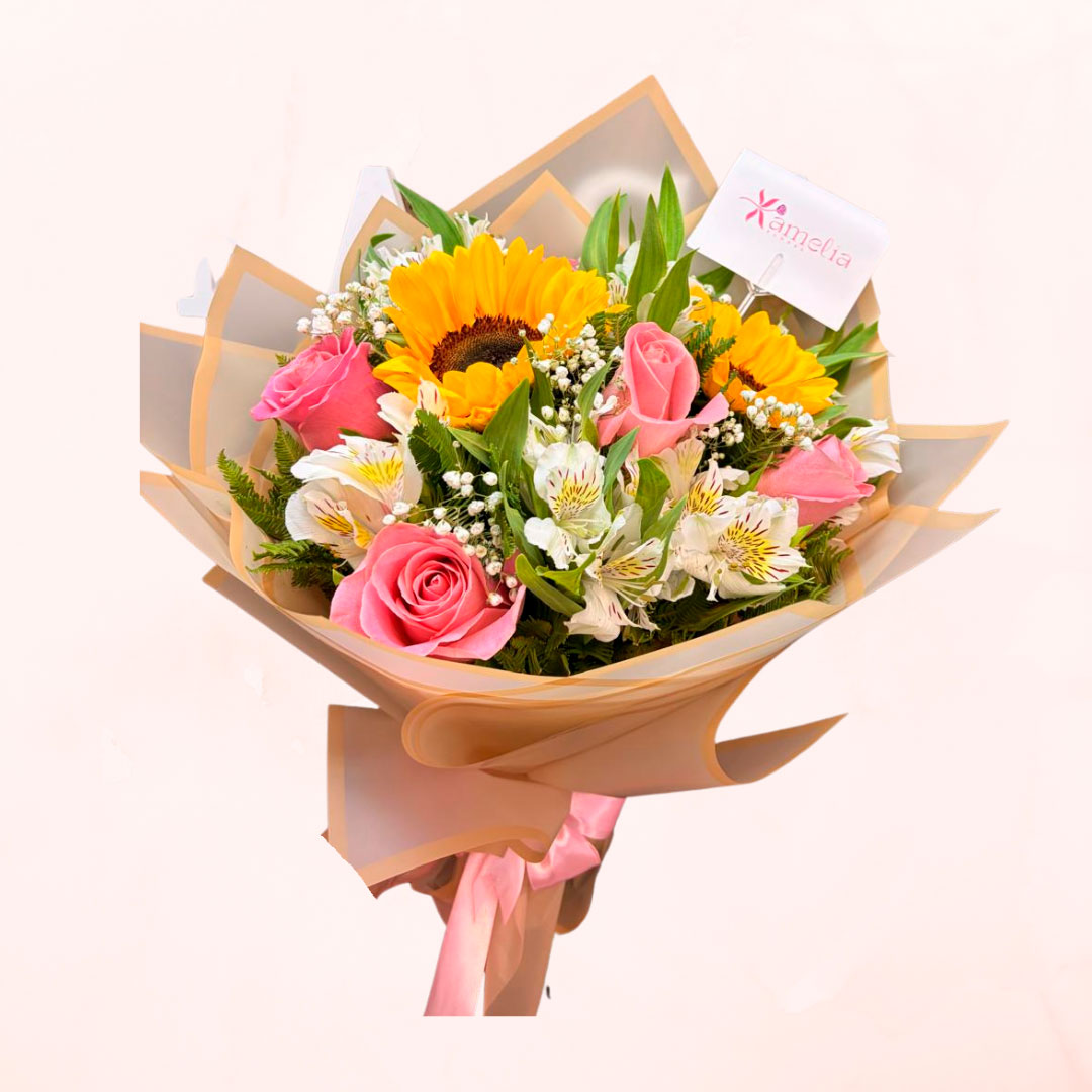 ramodefloresmixtas_floreriaadomicilio_diadelamadre_regalarosas Ramo de Flores Primaveral - Imagen 1